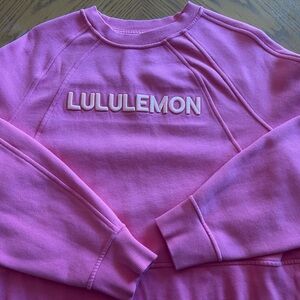 Lululemon Scuba Spellout Crew Neck Sweater